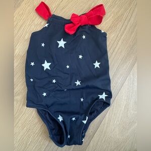 GAP Baby Navy Swimsuit with Star Detail